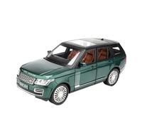 EXYFRUX Die-cast Metal Vehicles 1:24 For Land Rover Range Rover Classic SUV Simulation Alloy Car Model Toy Vehicle Static Dynamic Model Ornaments Collector Cars(Green)