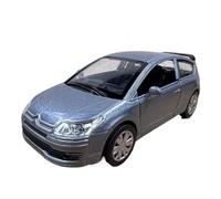 EXYFRUX Die-cast Metal Vehicles 1:32 For Citroen Classic C4 Scale Car Model Static Simulation Vehicle Alloy Toy Model Exhibits Gift Collector Cars