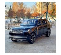 EXYFRUX Die-cast Metal Vehicles 1:32 For Land Range Rover SV SUV Scale Car Model Dynamic Simulation Vehicle Alloy Toy Model Exhibits Gift Collector Cars(Black)