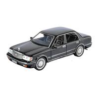EXYFRUX Die-cast Metal Vehicles 1:32 For Toyota Retro Crown Alloy Car Model Fully Open Door Sound And Light Pull-Back Vehicle Model Ornaments Collector Cars(Black)