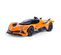 EXYFRUX Die-cast Metal Vehicles 1：32 Scale For Apollo Project EVO Supercar Diecast Alloy Car Model Simulation Sound And Light Vehicle Model Ornaments Collector Cars(Orange)