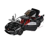 EXYFRUX Die-cast Metal Vehicles 1:32 Scale For HONDA NSX NA1 Simulation Car Model Dynamic Sound And Light Alloy Vehicle Toy Model Gift Collector Cars(Black)