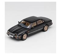 EXYFRUX Die-cast Metal Vehicles 1/64 Scale For Jaguar XJ Retro Classic X300 Static Die Casting Alloy Car Model Miniature Simulation Vehicle Model Collector Cars(Black)