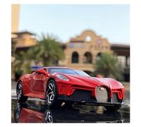 EXYFRUX Die-cast Metal Vehicles For Bugatti La Voiture Noire Sports Car 1:32 Scale Car Model Dynamic Simulation Vehicle Alloy Toy Model Exhibits Gift Collector Cars(Red)