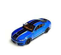 EXYFRUX Die-cast Metal Vehicles For Ford Mustang Shelby GT350 1:32 Scale Car Model Dynamic Simulation Vehicle Alloy Toy Model Exhibits Gift Collector Cars(Blue)