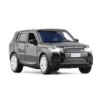 EXYFRUX Die-cast Metal Vehicles For Range Rover Sports SUV 1:32 Scale Alloy Car Model Dynamic Simulation Vehicle Toy Model Exhibits Gift Collector Cars(Black)