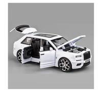 EXYFRUX Die-cast Metal Vehicles For Rolls Royce Cullinan SUV 1:32 Scale Alloy Car Model Dynamic Simulation Vehicle Toy Model Exhibits Gift Collector Cars(White)