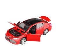 EXYFRUX Die-cast Metal Vehicles For Toyota Classic Camry 1:32 Scale Alloy Car Model Dynamic Simulation Vehicle Toy Model Exhibits Gift Collector Cars(Red)