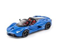 EXYFRUX Die-cast Metal Vehicles Simulation 1/22 Scale For Ferrari Laferrari Supercar Diecast Alloy Car Model Miniature Vehicle Model Present Collector Cars(Blue)