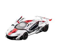 EXYFRUX Die-cast Metal Vehicles Simulation 1/22 Scale For McLaren P1 GTR Supercar Diecast Alloy Car Model Miniature Vehicle Model Present Collector Cars(White)