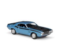 EXYFRUX Die-cast Metal Vehicles Simulation 1/24 Scale For Dodge Challenger 9T/A 1970 Static Diecast Alloy Car Model Miniature Vehicle Model Present Collector Cars