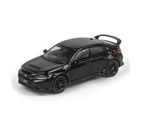 EXYFRUX Die-cast Metal Vehicles Simulation 1/64 Scale For Honda Civic Type-R FL5 Static Diecast Alloy Car Model Miniature Vehicle Model Present Collector Cars(Black)