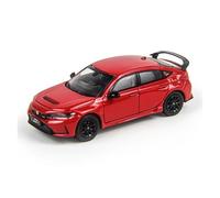 EXYFRUX Die-cast Metal Vehicles Simulation 1/64 Scale For Honda Civic Type-R FL5 Static Diecast Alloy Car Model Miniature Vehicle Model Present Collector Cars(Red)