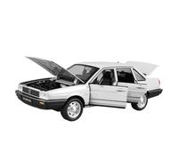 EXYFRUX Die Casting 1:24 1:32 For Volkswagen Santana Passat CC Series Alloy Car Model Simulation Sound And Light Miniature Vehicle Model Ornaments Presents Decoration(White 1:24 Santana)