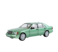 EXYFRUX Die Casting 1:24 For Benz Classic Retro S320 Simulation Alloy Car Model Fully Open Door Pull Back Vehicle Model Collection Ornaments Presents Decoration(Green)