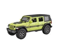 EXYFRUX Die Casting 1:32 1:22 For Jeep Wrangler Rubicon Simulation Alloy Car Model Sound And Light Fully Open Door Miniature Vehicle Model Presents Decoration(1:32 Wrangler Green)