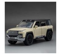 EXYFRUX Die Casting 1:32 For BYD U8 New Energy SUV Alloy Car Model Simulation Fully Open Door Sound And Light Miniature Vehicle Model Presents Decoration(White)