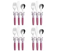 EXZACT 12pcs Children’s Cutlery Set Stainless Steel 24m+ Rabbit