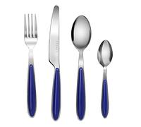 EXZACT 16pcs Cutlery Set Stainless Steel Dinnerware Serves 4 Blue