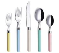 EXZACT 20 Piece Colour Handle Cutlery Set Stainless Steel Service for 4