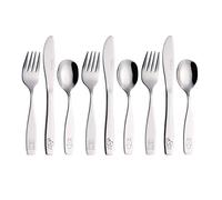 Exzact Children Cutlery Set 9pcs Stainless Steel Kids Toddler 24M+