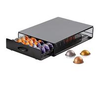 EXZACT Coffee Capsule Drawer 40 Pods Max Compatible for Vertuo