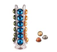 EXZACT Coffee Capsule Holder 24 Pods Rotating Compatible with Vertuo