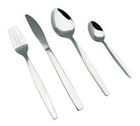 EXZACT Cutlery Set 24 PCS Stainless Steel - 6 x Forks, 6 x Dinner Knives, 6 x Dinner Spoons, 6 x Teaspoons (Cutlery Set x 24 pcs)