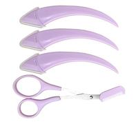 Ey Eyebrow Shears, Eyebrow Trimmer, Trimmer for Women for Women - 4 Pieces Eyebrow Taglites, Facial Care Products for Face Care - Up Bathone Travel Spa At