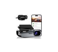 EY02 4K Dash Cam Front and Rear Built-in 5GHz WiFi, Dual Dash Cam Front 4K/2K Rear 1080P Car Camera, Super Night Vision, App Control, Supercapacitor,