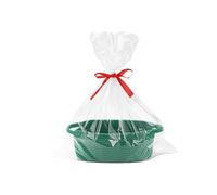 Eyands Green Small Baskets for Gifts Empty, Woven Gift Basket with Bag and Ribbon, Cotton Rope Kids Dog Cat Toy Bin Box, Cute Baby Nursery Organizer, Decorative Storage with Handles