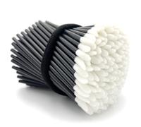 EYBDYB 200PCS Disposable Lip Gloss Applicator Wands - Lipstick & Makeup Brushes for Estheticians, Beauty Professionals & Daily Use - Soft Flocked Lip Brushes for Precise & Hygienic Application