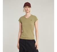 G-star Eyben Slim 2.0 Short Sleeve V Neck T-shirt Green M Woman
