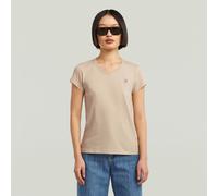 Eyben Slim V-Neck Top 2.0 - Beige - Women S