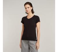 G-star Eyben Slim V T 2.0 Short Sleeve T-shirt Black S Women