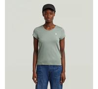 G-star Eyben Slim 2.0 Short Sleeve V Neck T-shirt Green 2XL Woman
