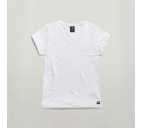 Eyben Slim V-Neck Top 2.0 - White - Women S