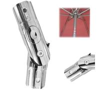 Eyccier 1PC Patio Umbrella Replacement Parts, Adjustable Tilt Angle Outdoor Umbrella Pole 1.4x5.5 In, Flexible & Weather-Resistant Replacement Parts for Picnic Beach Patio