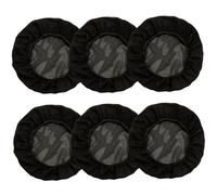 Eyccier 6Pcs Hair Nets for Food Service Workers Disposable Dustproof Elastic Chef Hat Unisex Adjustable Mesh Hairnets for Foodservice.