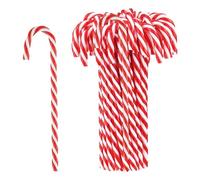 Eyccier Candy Cane Christmas Decorations 20PCS 5.9in Red and White Christmas Candy Canes Hanging Portable Candy Tree Decorations.