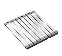 Eyccier Dish Drying Rack, Foldable Over The Sink Drying Rack 14x13 Inch Multi-purpose Stainless Steel Drainer for Dishware, Fruits and Vegetables..