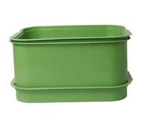 Eyccier Microgreens Growing Trays, BPA Free PP Soil-Free Sprouting Tray Stackable Space-Saving Planting Pot for Growing Bean Sprouts, Broccoli, Alfalfa & Microgreens.