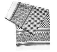 Eyccier Palestine Scarf 55x55 Inch Shemagh Scarf Men, Checkered Print Arab Head Scarf Men Breathable Polyester Shemagh Scarf Fashion Desert Scarf for Women