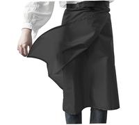 Eyccier Rain Skirt 230T Ultralight Rain Poncho Half Poncho, Multifunctional Waterproof Half Raincoat Breathable Rain Kilt for Hiking Camping Cycling Riding Black