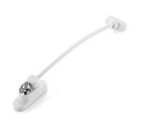 EYCFSJ Barrel Bolt Latch 2Pcs Window Security Chain Lock Sliding Security Limiter Lock Stop Door Restrictor Anti Theft Locks Home Hardware Upgrade White