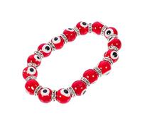 Eye Beads Bead Decoration Friendsgiving Blue Bracelets Lady Exotic Exaggerated Bracelet Decor Accessory Fashion Wrist Band Glass Red