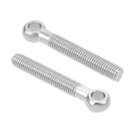 Eye bolt, 2 Pieces M14 Machinery Shoulder Swing Lifting Eye Bolt 304 Stainless Steel(M14x120mm)