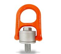 Eye Bolt M 20 x 30 Max Load 3Tons Metric Thread Universal Swivel Hoist Rings 360°Rotation Made of Alloy Steel, Tensile Strength > 1080MPa (M20 x30)