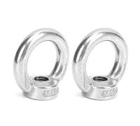 Eye Bolt, Stainless Steel Heavy Duty Eye Eye Nut with High Performance for Yachts Speedboats (M12)