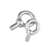 Eye Bolts 1-5Pcs Galvanized Eye Bolt Marine Lifting Screws Ring Loop Hole For Cable Rope Eyebolt M6-M20(M8x30 (2Pcs))